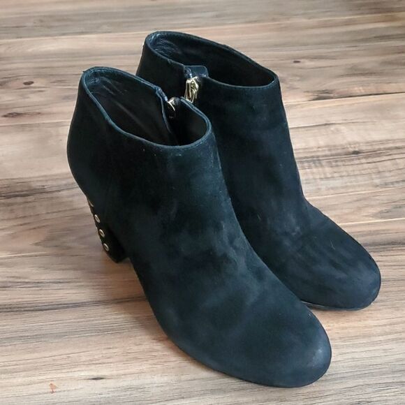Kate Spade | Cirra Suede Studded Booties - Picture 2 of 9